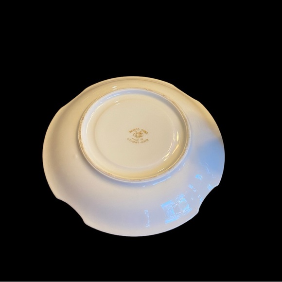 Vintage demitasse cup & saucer “Dandelions” hand painted in Japan gold trim EVC - Picture 5 of 6